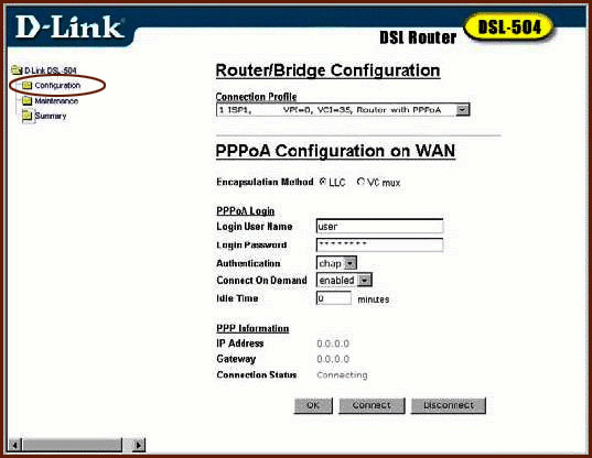 d-link DSL 504